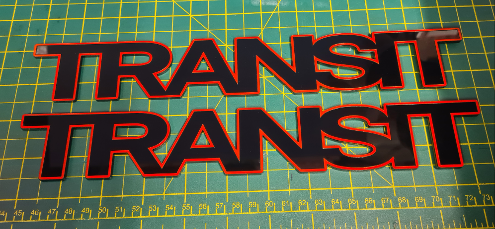 Door Badge X2 Transit Mk7