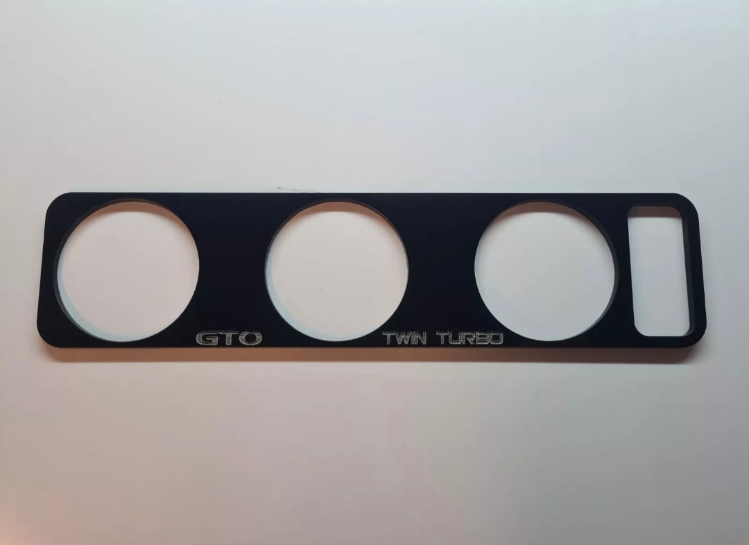Mitsubishi GTO 3000GT Centre gauge black personalised