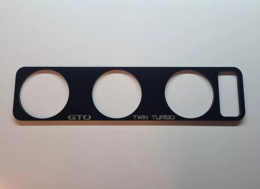 Mitsubishi GTO 3000GT Centre gauge black personalised
